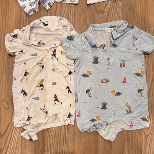 Angel Dear Baby Bodysuits with Sports and Nautical Themes